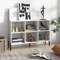 Costway 6 Cube Storage Shelf Organizer Bookcase Square Cubby Cabinet Bedroom Black/White